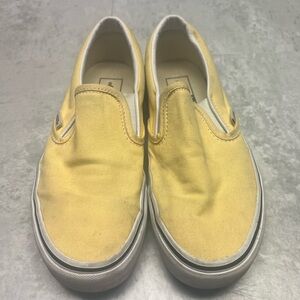 Vans Yellow Slip-On Sneakers